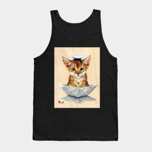 Sailor Cat Tank Top